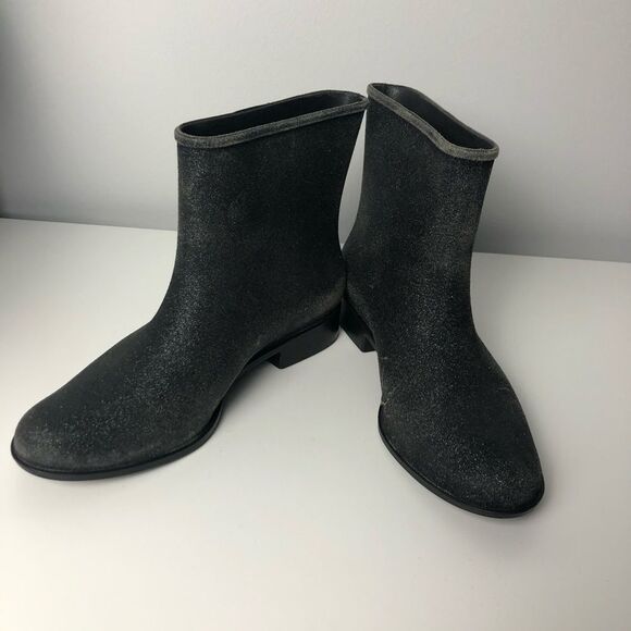 Melissa Moon Dust Glitter Ankle Chelsea Boot 8 - Picture 1 of 8